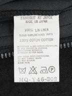 S/S 03 Double Zip Field Jacket Black