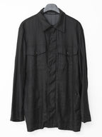 S/S 03 Double Zip Field Jacket Black