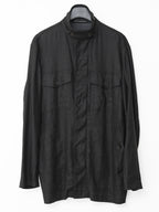S/S 03 Double Zip Field Jacket Black