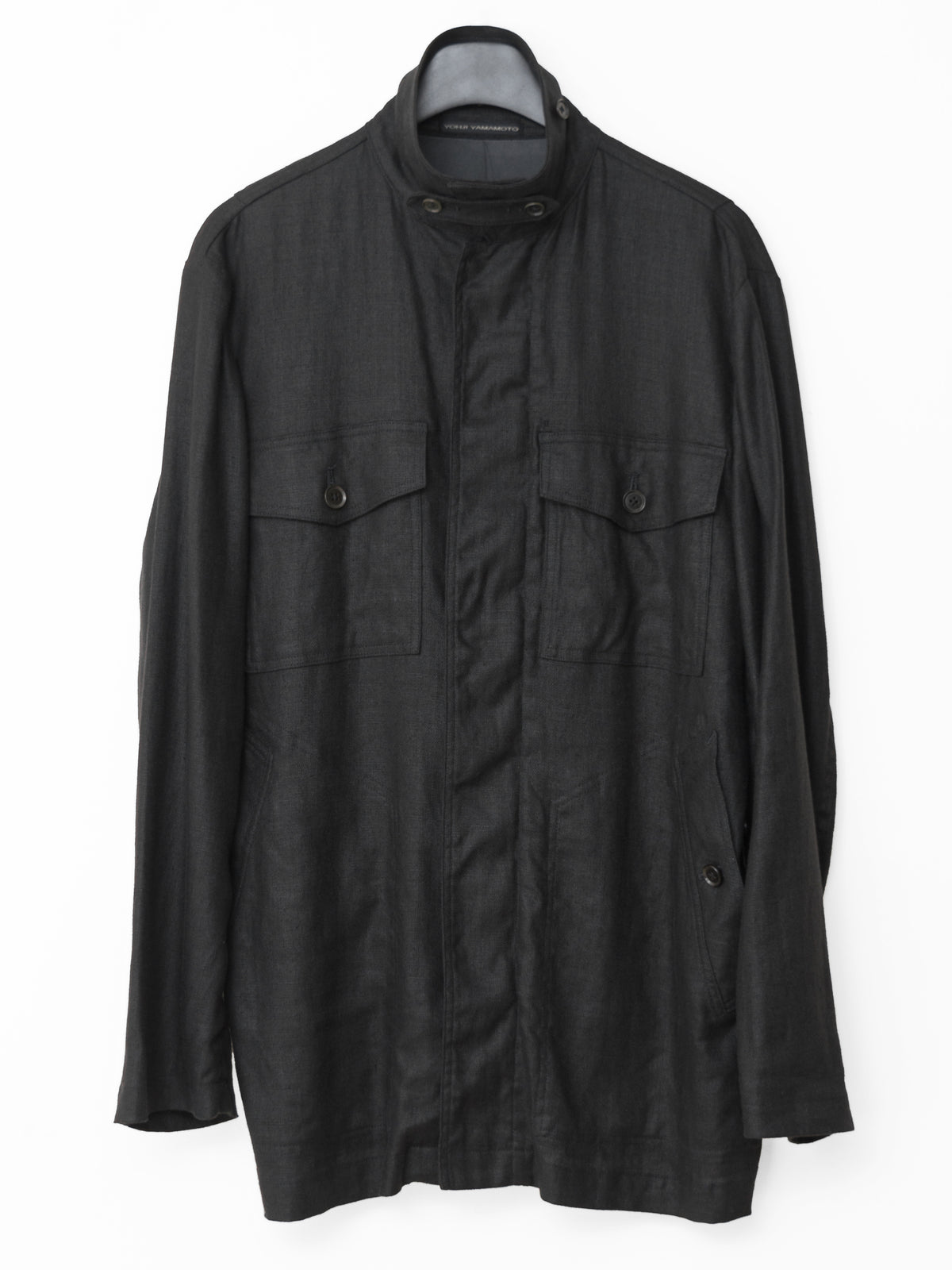 S/S 03 Double Zip Field Jacket Black