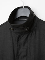 S/S 03 Double Zip Field Jacket Black