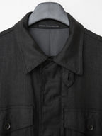 S/S 03 Double Zip Field Jacket Black