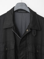 S/S 03 Double Zip Field Jacket Black