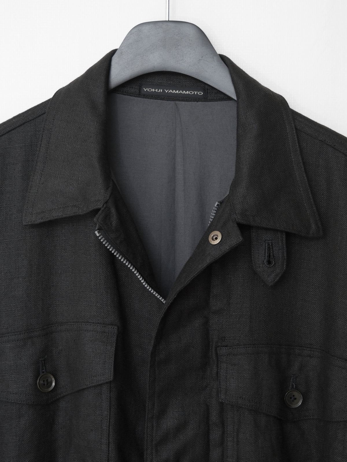 S/S 03 Double Zip Field Jacket Black
