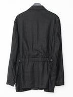 S/S 03 Double Zip Field Jacket Black