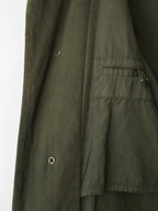 A/W 03 Garment Dyed Motorcycle Coat Olive Drab
