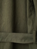 A/W 03 Garment Dyed Motorcycle Coat Olive Drab