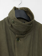 A/W 03 Garment Dyed Motorcycle Coat Olive Drab