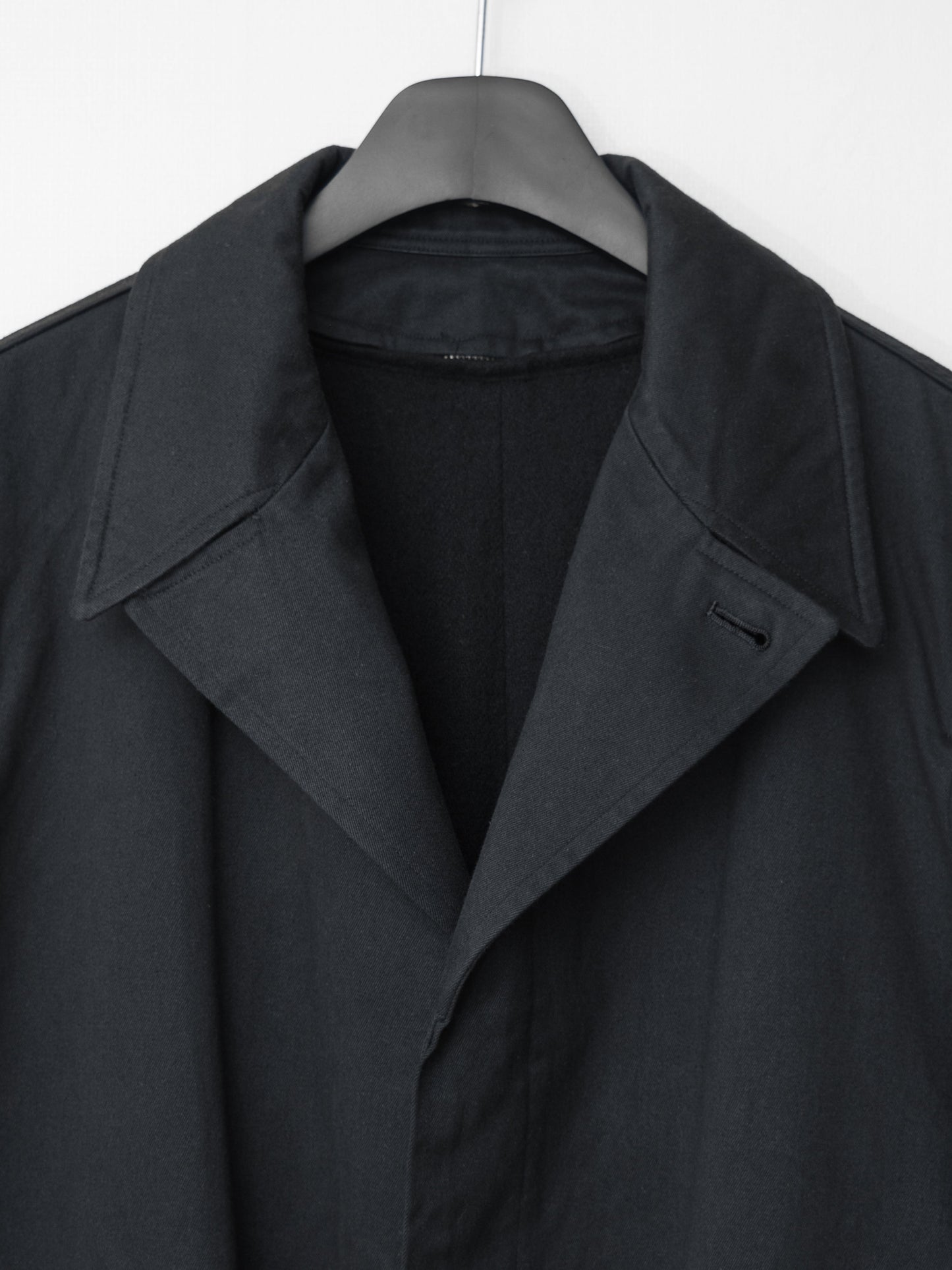 military liner coat black ∙ cotton ∙ medium