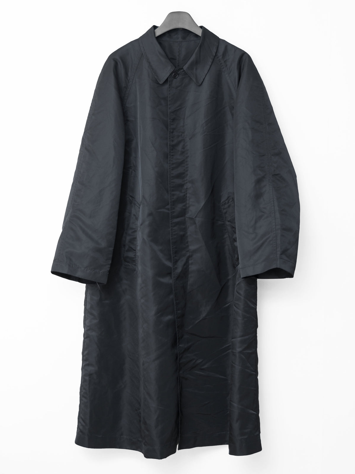 Waterproof Raglan Mac Coat Black