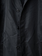 Waterproof Raglan Mac Coat Black