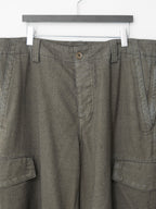 A/W 08 Pigment Printed Cargo Pants Aged Brown