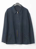 Knit Sports Jacket Fade Navy