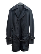 Moto Coat Washed Black