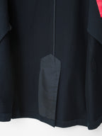 Knit Tailored Jacket Navy