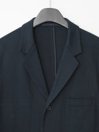 Knit Tailored Jacket Navy