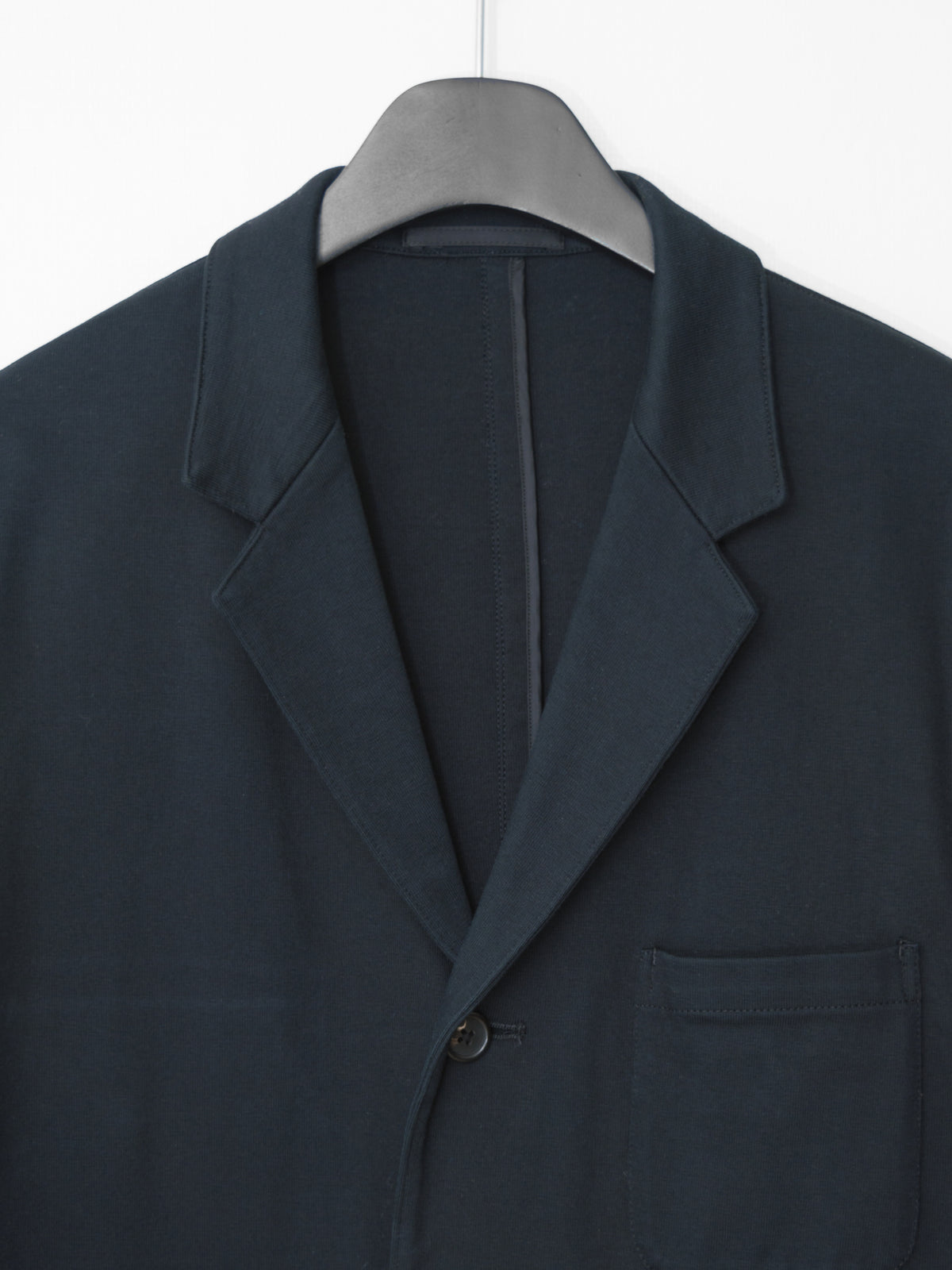 Knit Tailored Jacket Navy