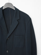 Knit Tailored Jacket Navy