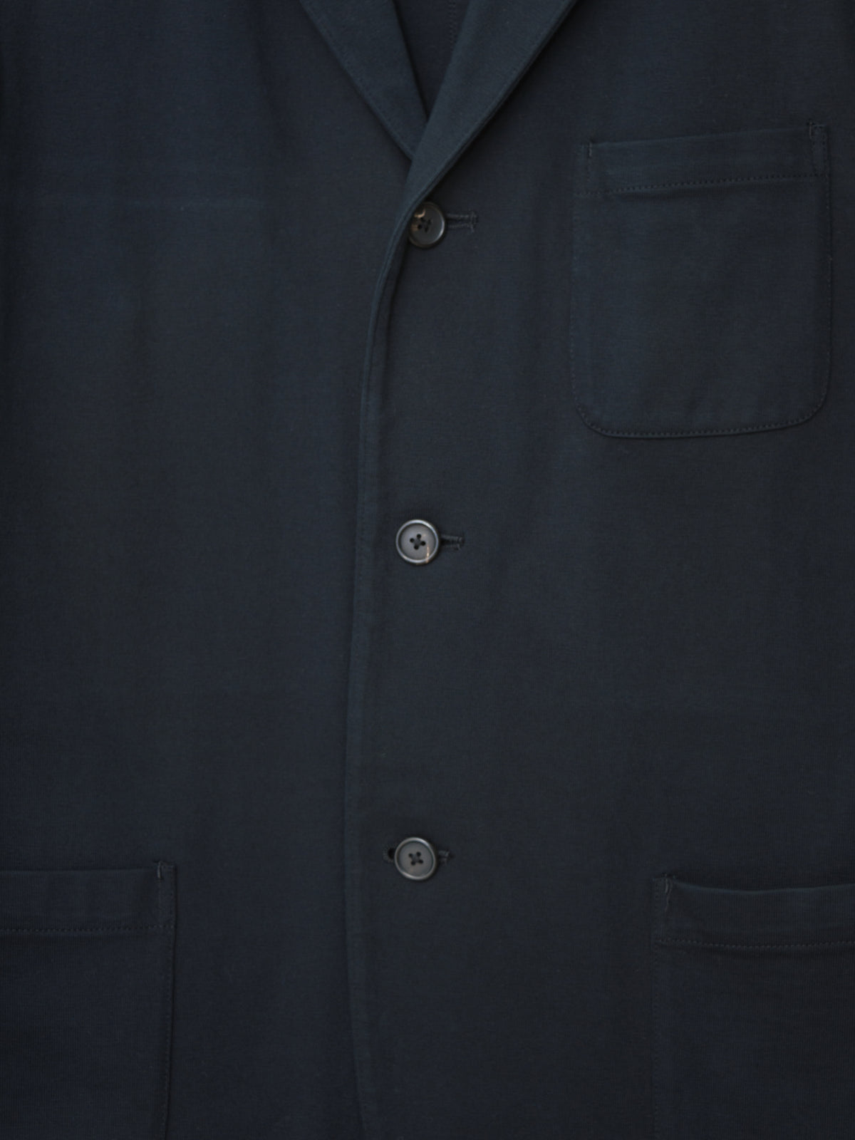 Knit Tailored Jacket Navy