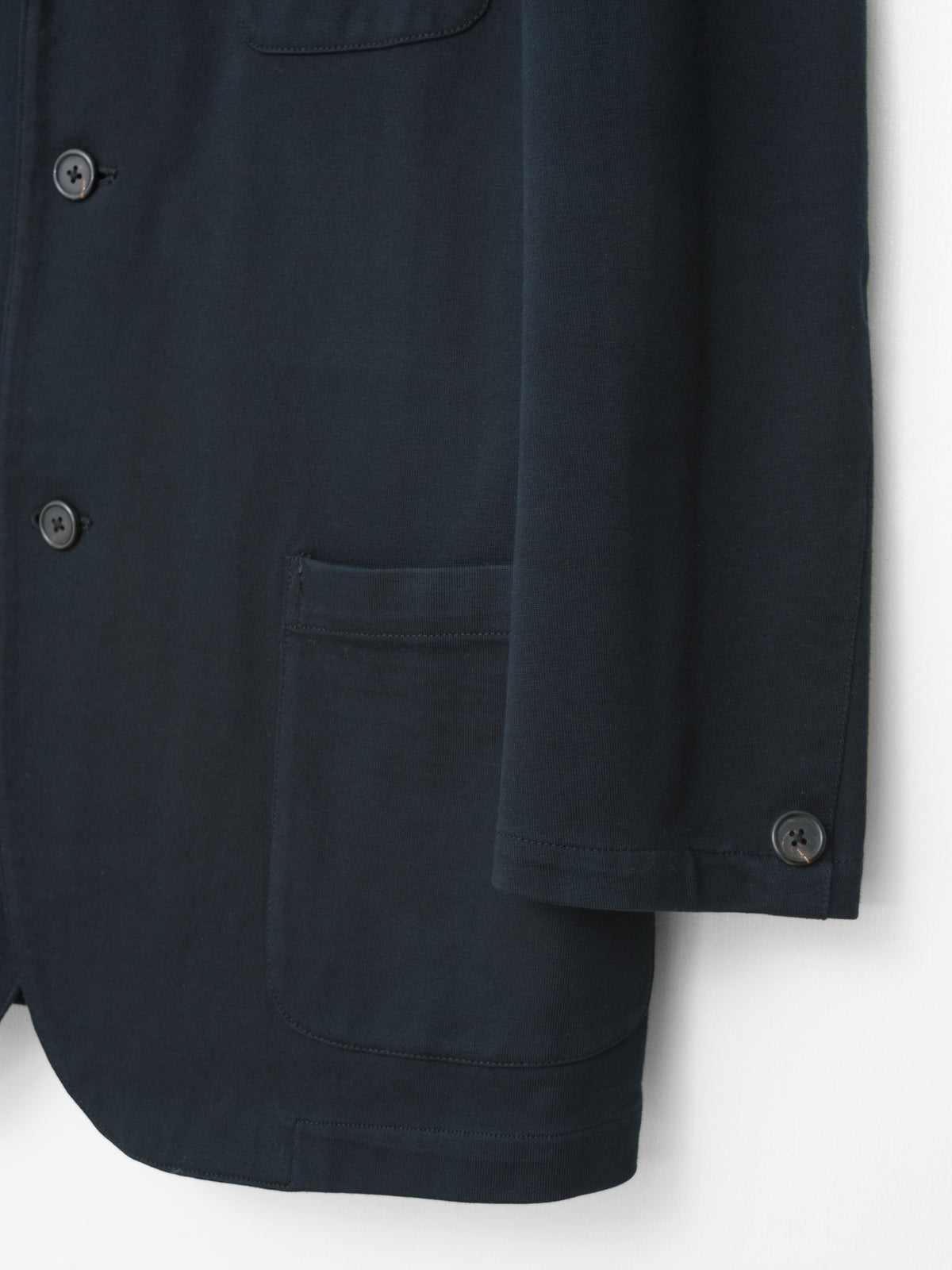 Knit Tailored Jacket Navy