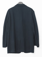 Knit Tailored Jacket Navy