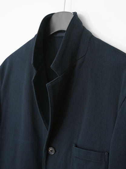 knit tailored jacket navy ∙ cotton ∙ medium