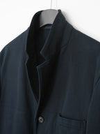 Knit Tailored Jacket Navy
