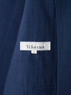 Hidden Placket Tailored Jacket Blue
