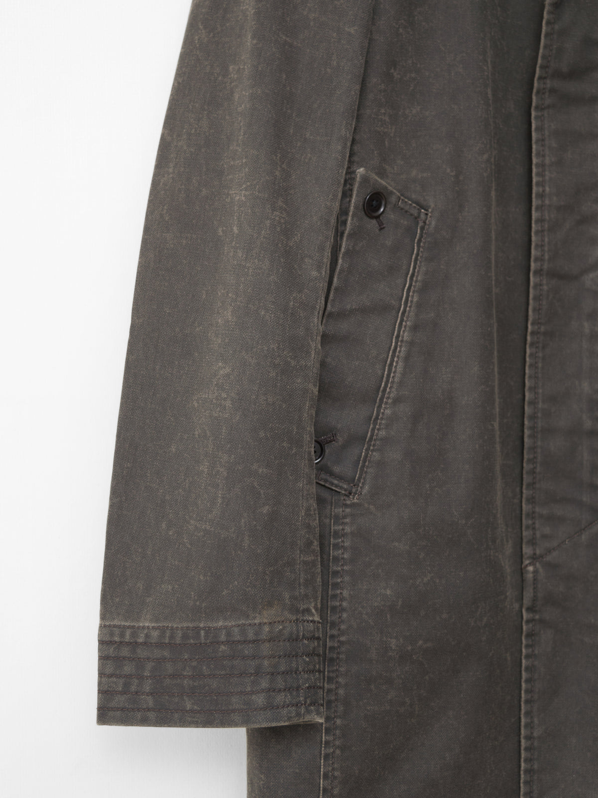 Weatherproof Half Coat Mud