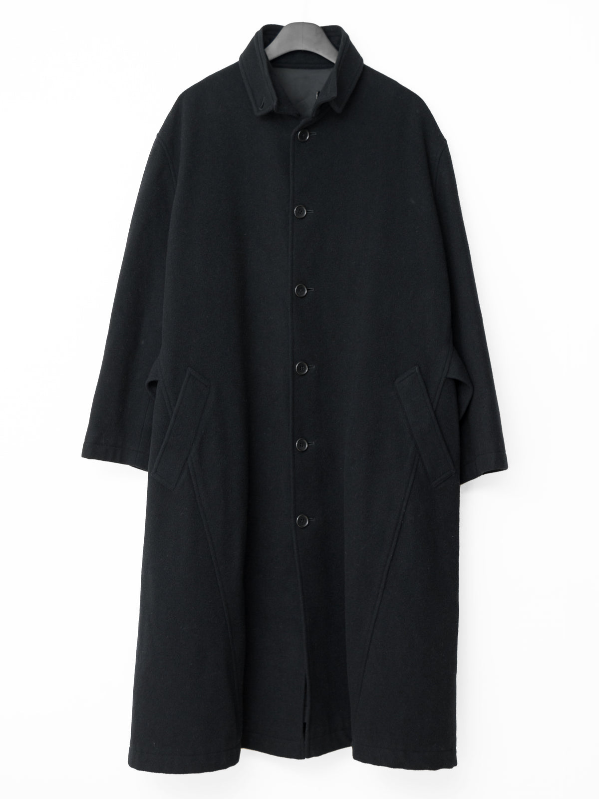 Belted Mac Coat Black