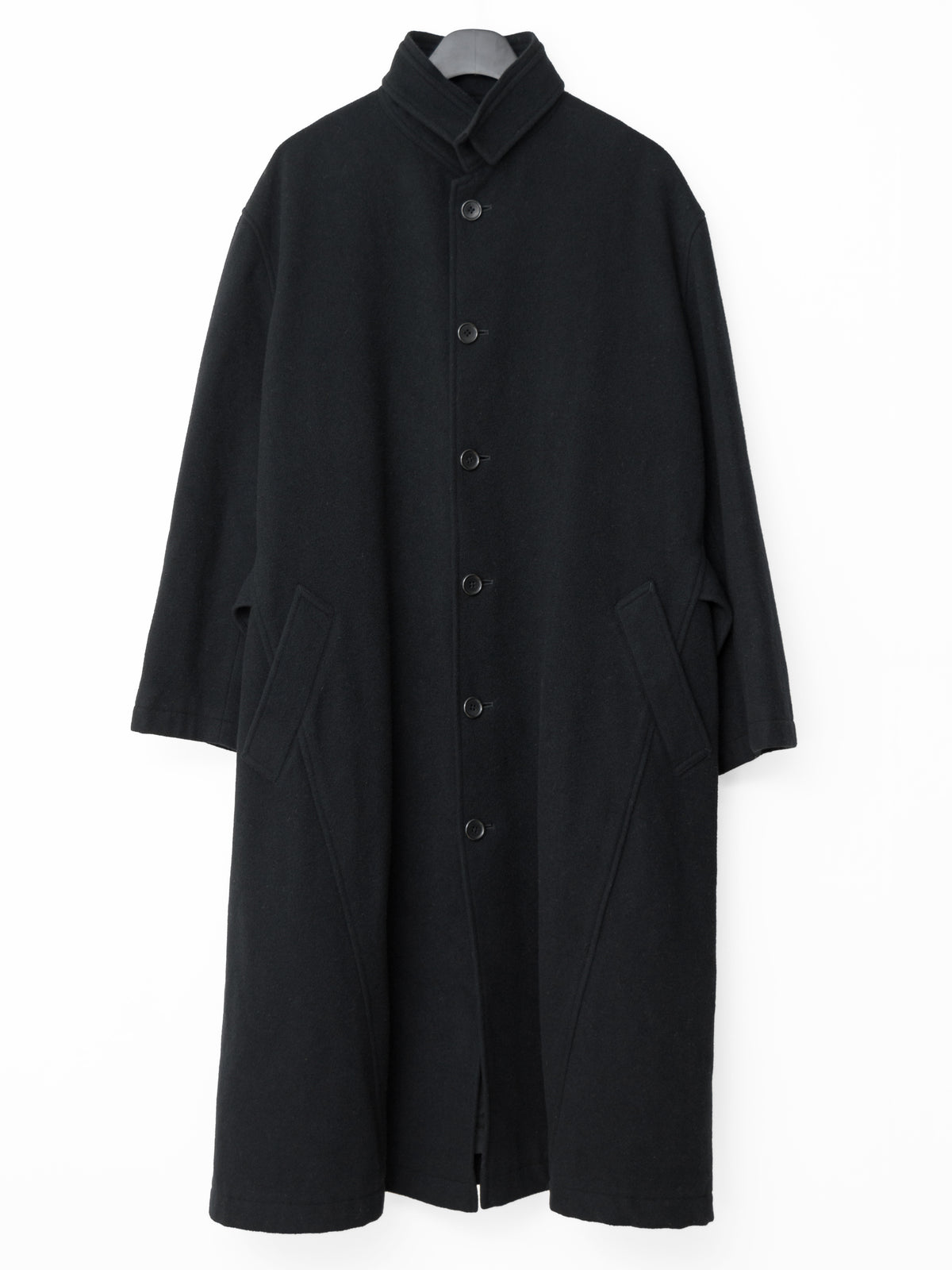 Belted Mac Coat Black