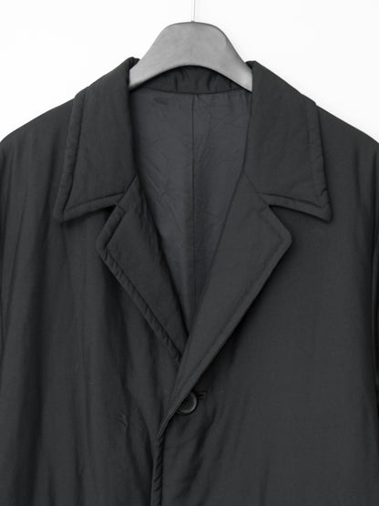 padded coat black ∙ silk ∙ one size