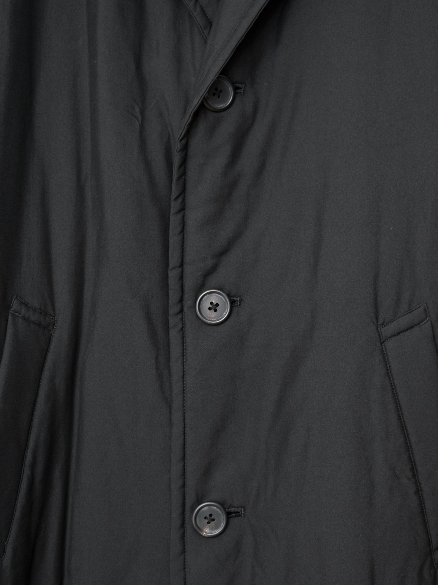 padded coat black ∙ silk ∙ one size