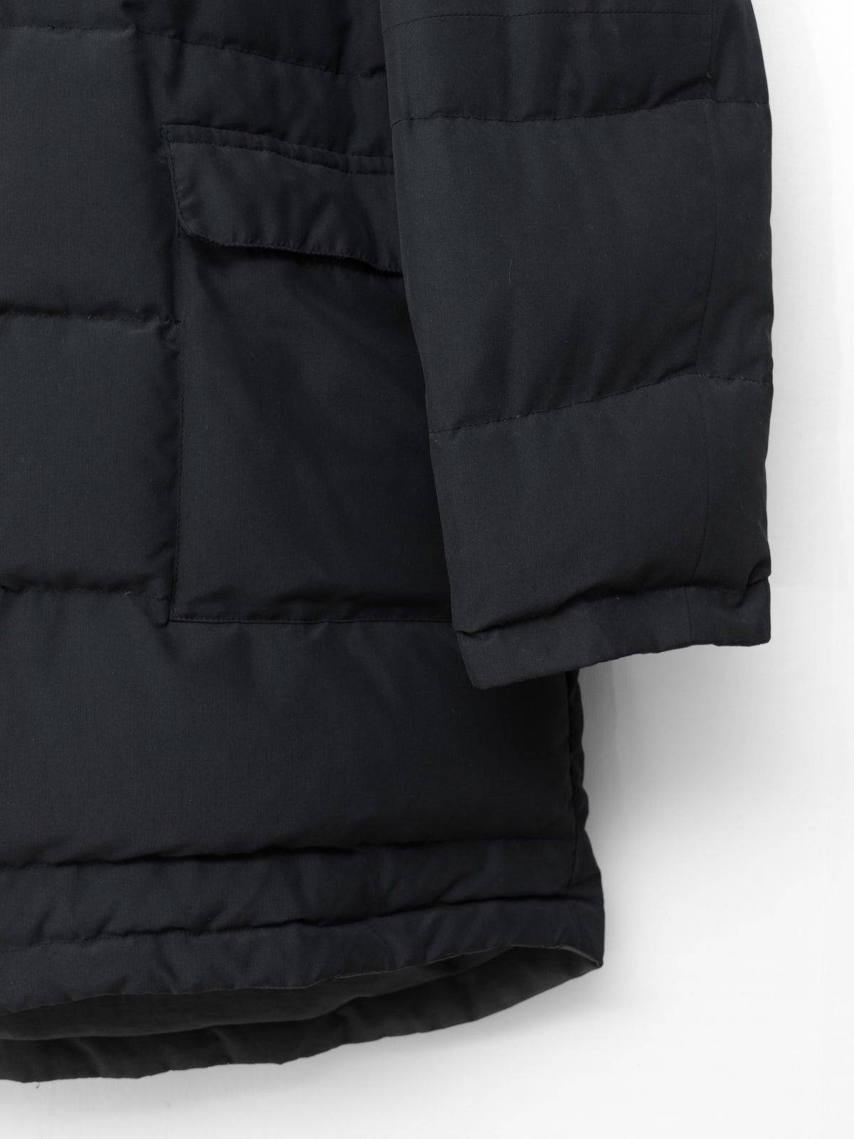 Reversible Hooded Down Jacket Carbon Black