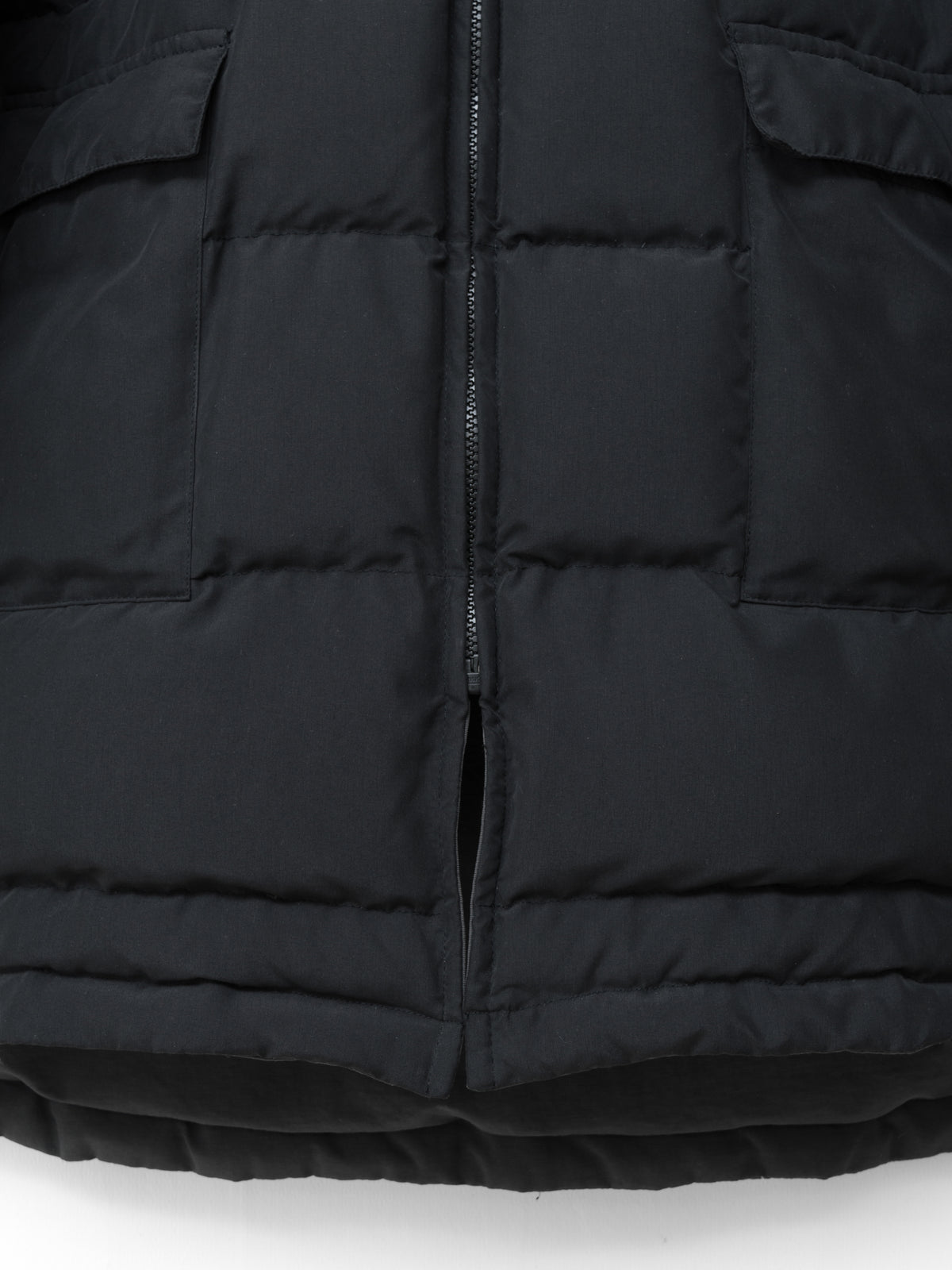 Reversible Hooded Down Jacket Carbon Black