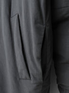 Reversible Hooded Down Jacket Carbon Black