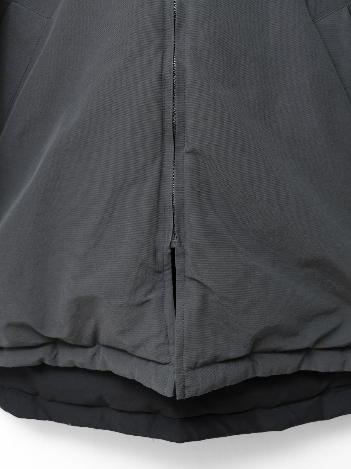 Reversible Hooded Down Jacket Carbon Black