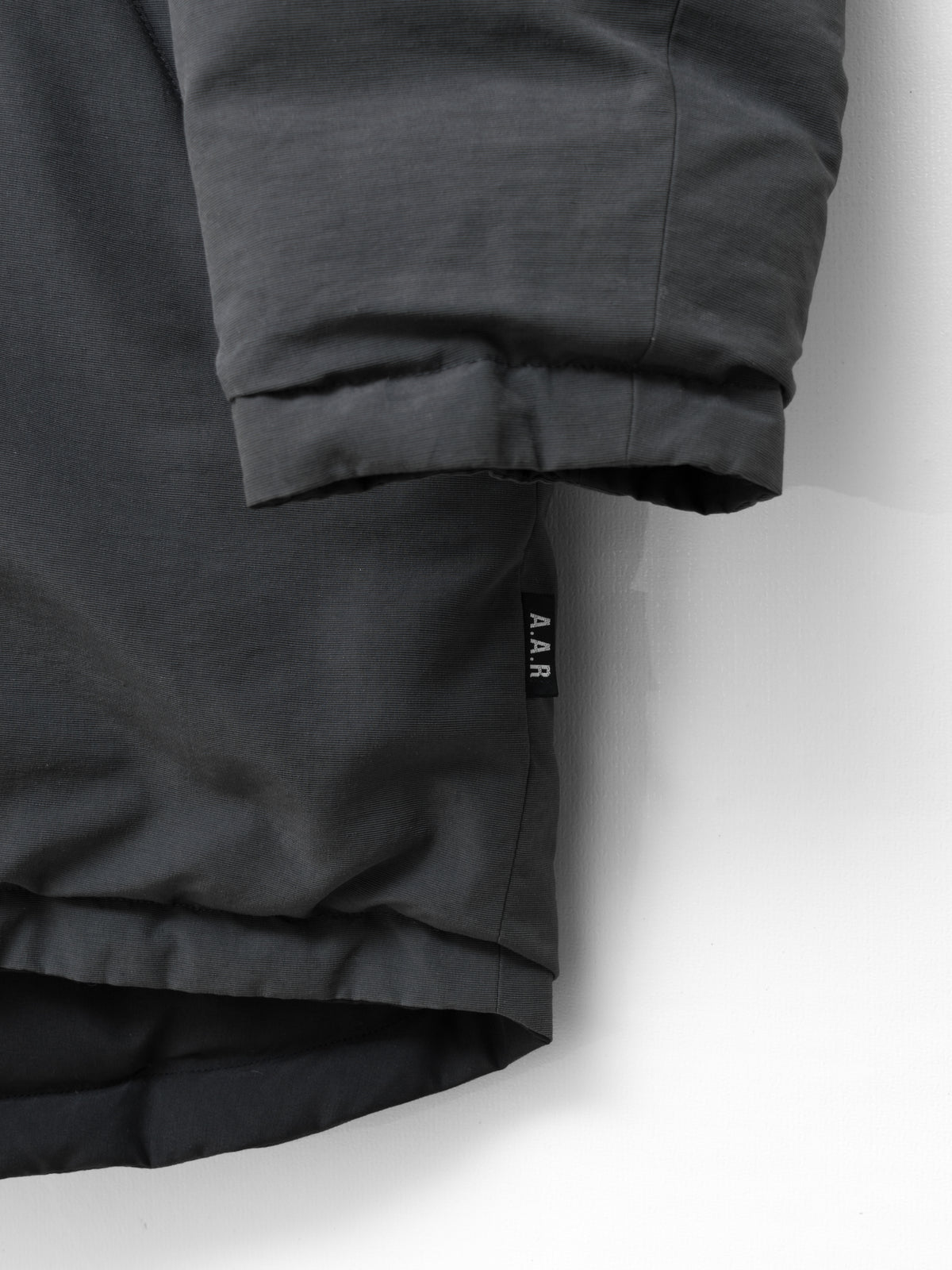 Reversible Hooded Down Jacket Carbon Black