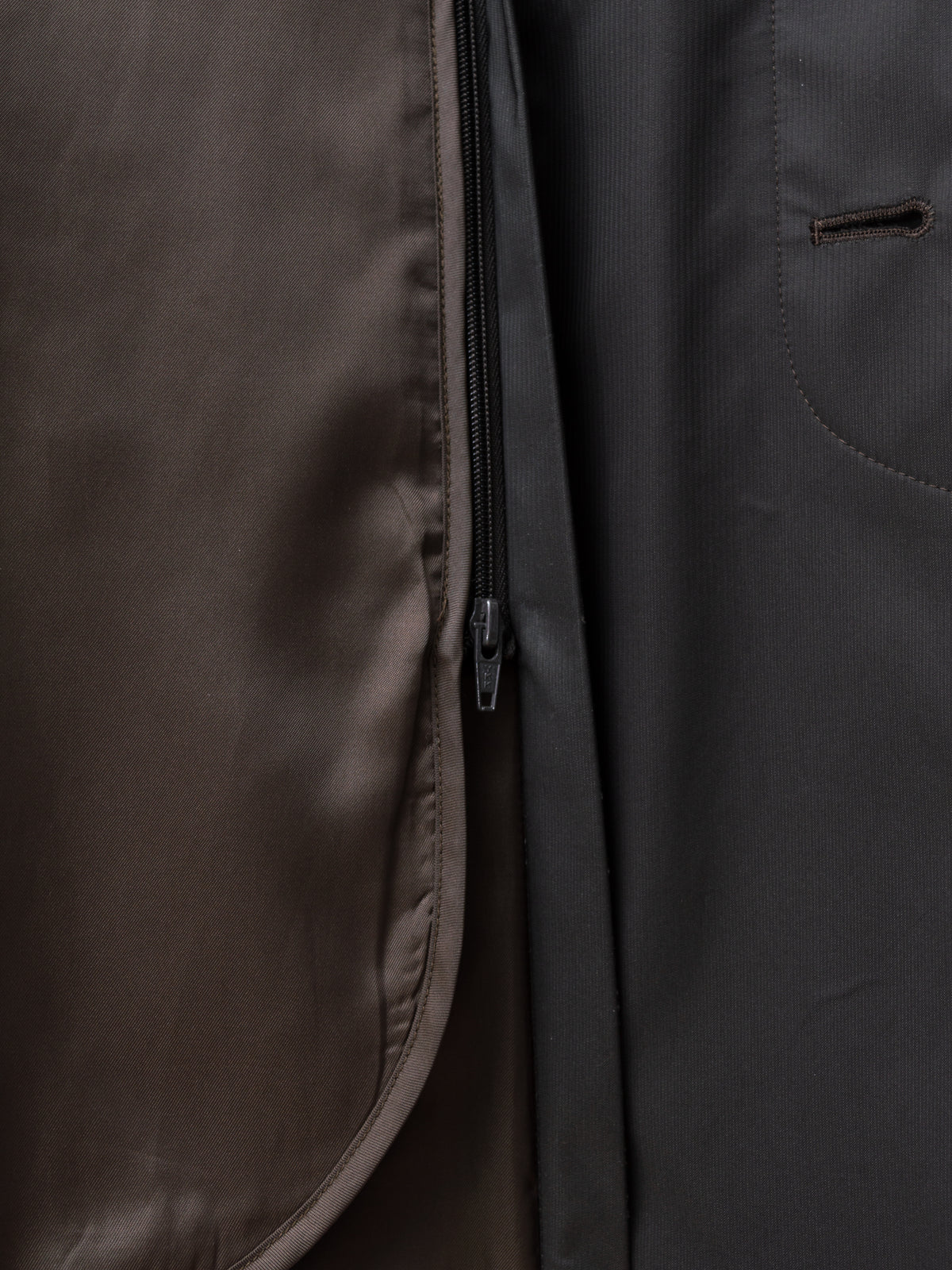 Thinsulate Liner Stand Collar Coat Cacao