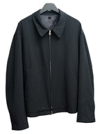Fur Collar Blouson Black