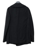 Double Breasted Military Jacket Black