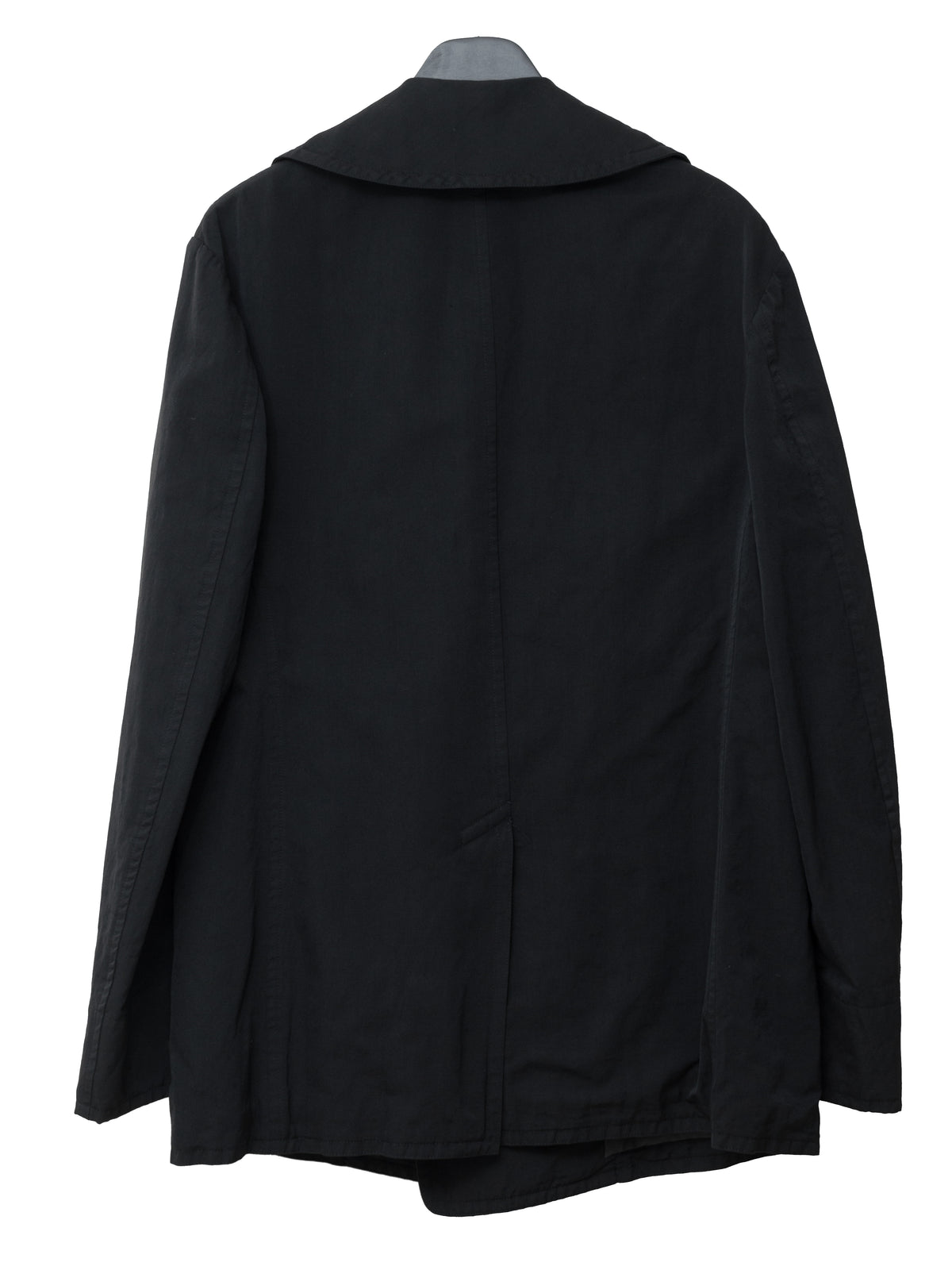 Double Breasted Military Jacket Black