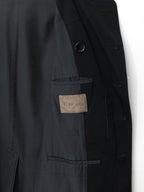 Double Breasted Military Jacket Black