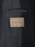 Double Breasted Military Jacket Black