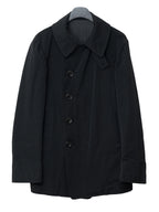 Double Breasted Military Jacket Black