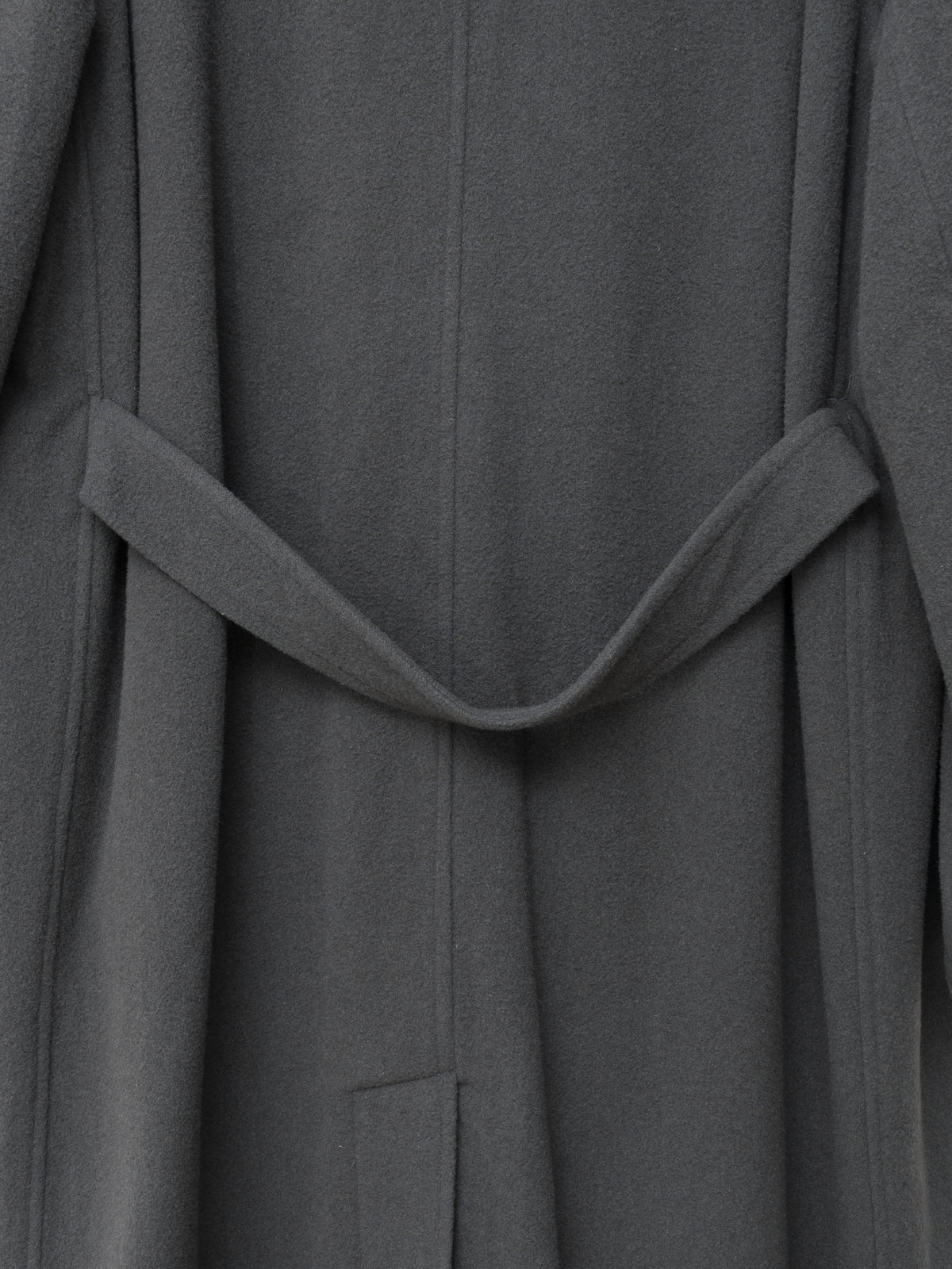 Hooded Tielocken Coat Pigeon Grey