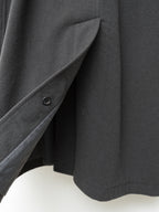 Hooded Tielocken Coat Pigeon Grey