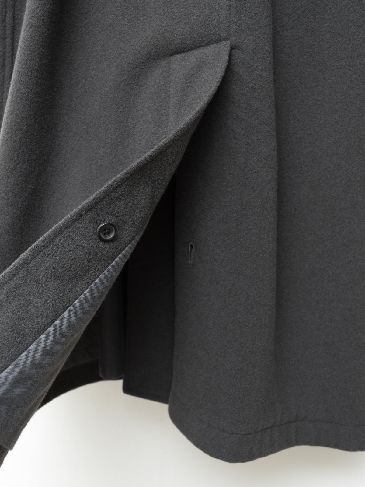 Hooded Tielocken Coat Pigeon Grey