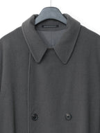 Hooded Tielocken Coat Pigeon Grey