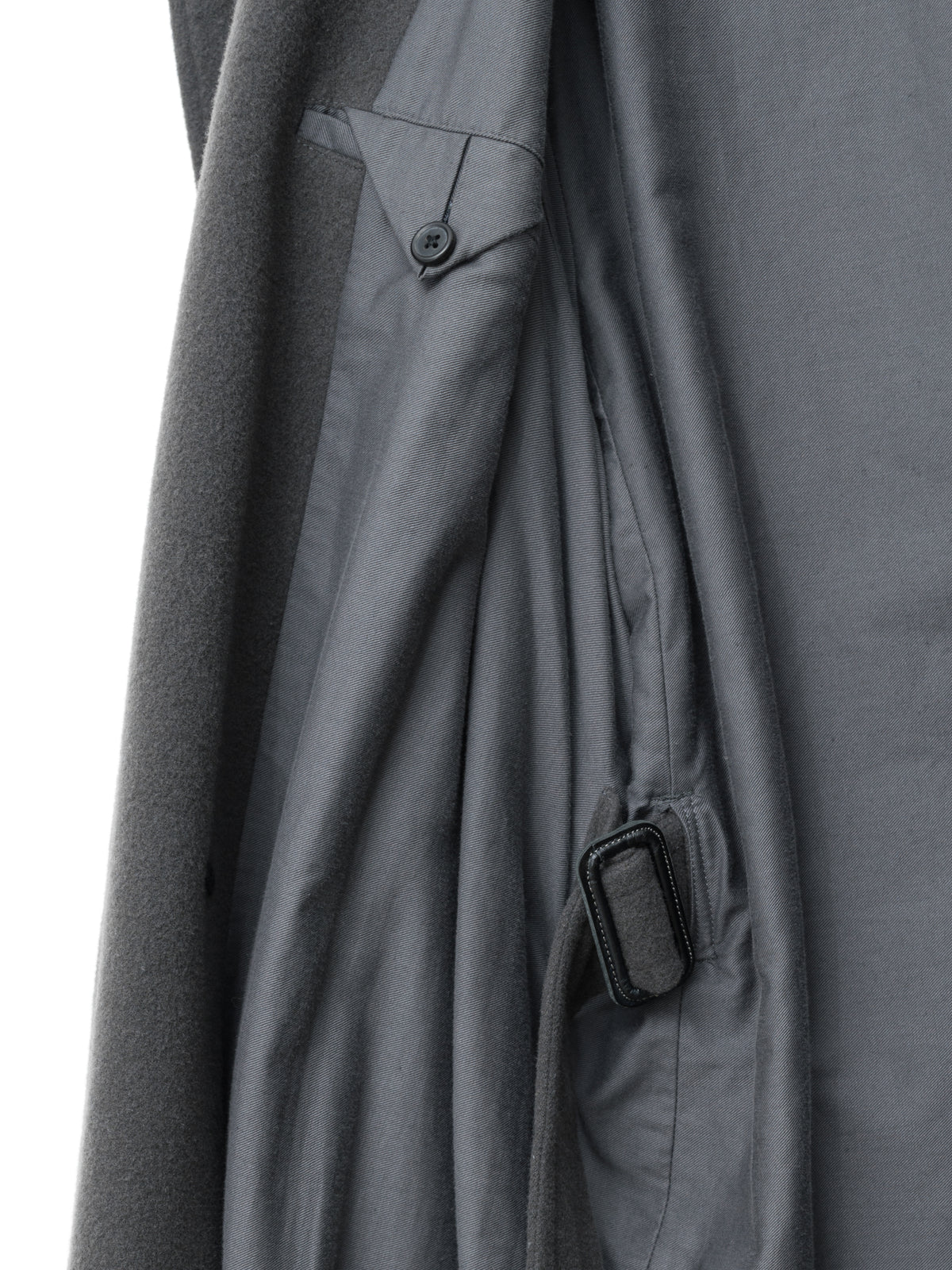 Hooded Tielocken Coat Pigeon Grey